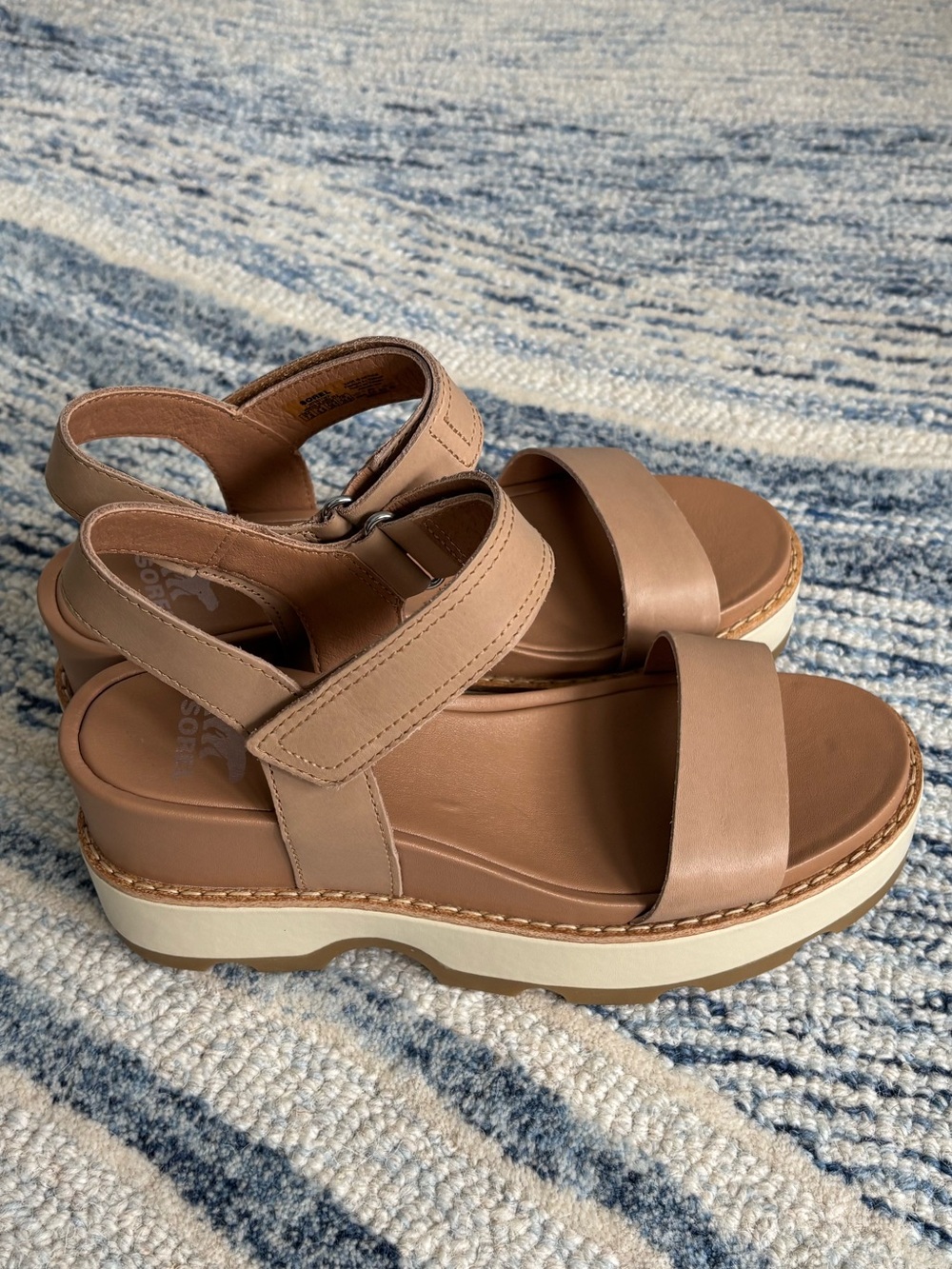NWOT-Sorel Joanie IV Strap Wedge, Never Worn, No Box, Size 7.5 - Picture 4 of 7